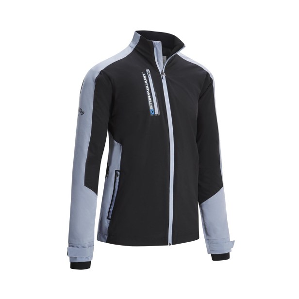 581348991Stormguard Waterproof Jacket_Caviar_Front